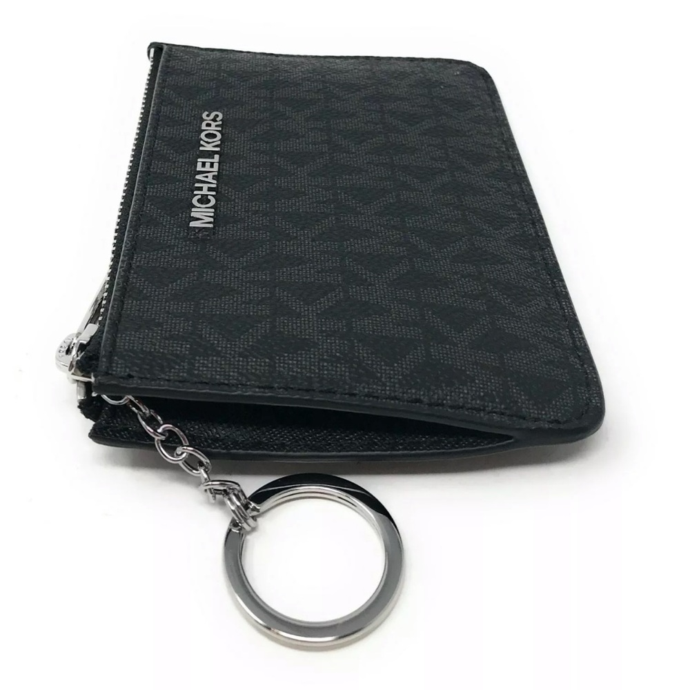 Michael Kors Jet Set Travel Small Leather Top Zip Coin Pouch With ID - Picture 5 of 16